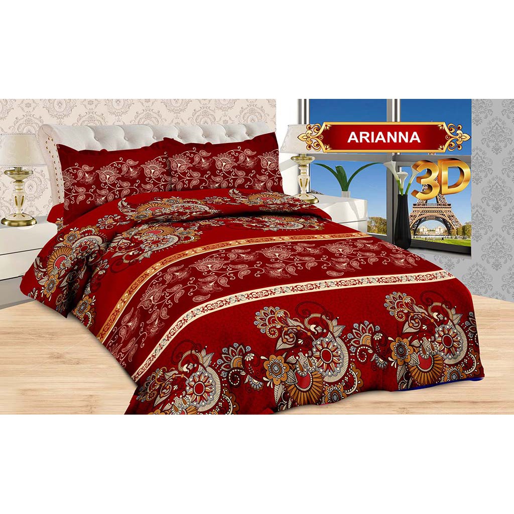 Sprei Bonita Bantal Dua Guling Dua 160 x 200 / Sprei Bonita king B2 / Bonita Disperse