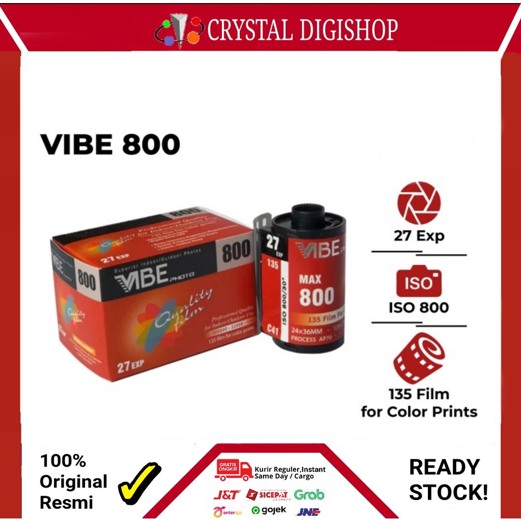 Vibe Film 800 - 27 Exposure Roll Film