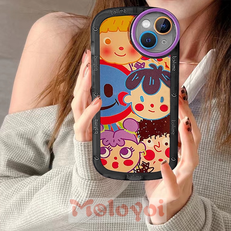 Casing Oppo A16 A15 A5s A53 A96 A5 A9 A31 2020 A95 A12 A33 A7 A3s A76 A15s A74 A54 A11K A35 A36 Motif Kartun