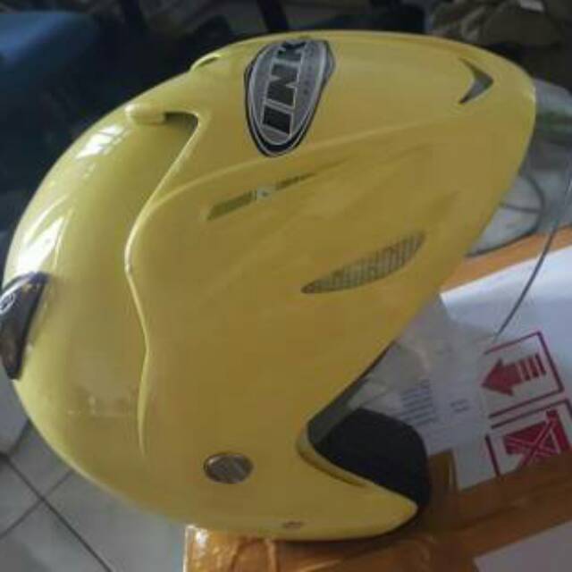 Helm best logo INK CX22 standart topi classic - Kuning