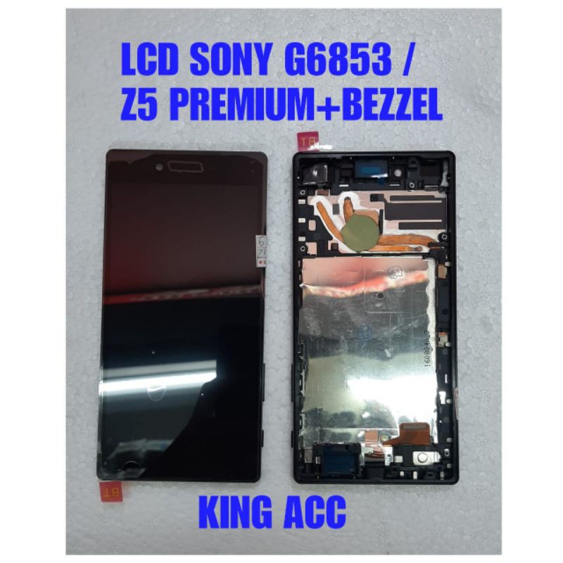 LCD TOUCHSCREEN SONY XPERIA Z5 PREMIUM PLUS FRAME E6853