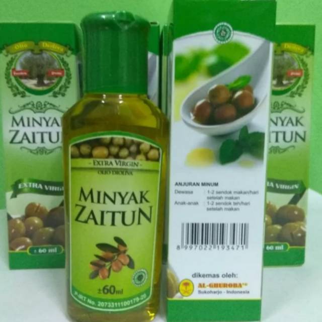 

Minyak Zaitun No.1 extra virgin netto 60ml AL-GHUROBA