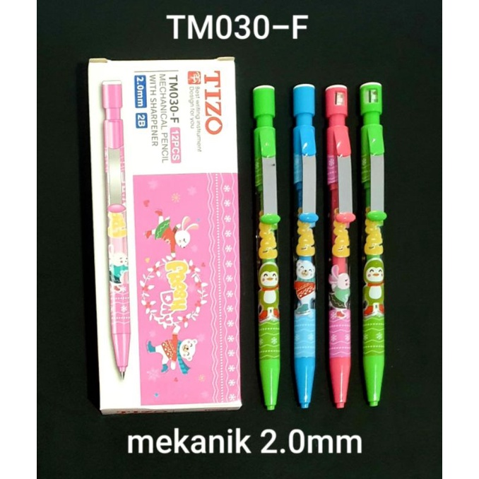 

(12pc) Pensil mekanik Tizo isi 2.0mm
