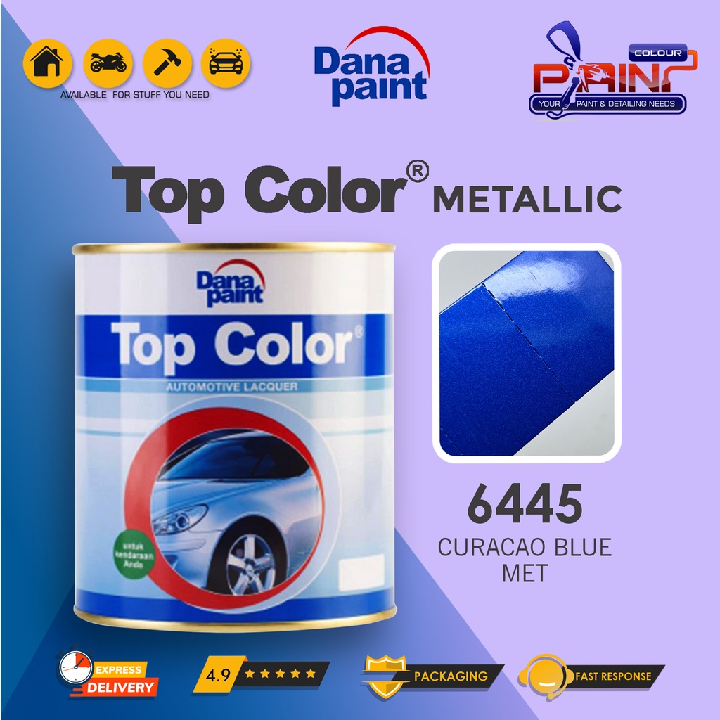 Top Color Metallic 6445 Curacao Blue Met - Cat Duco