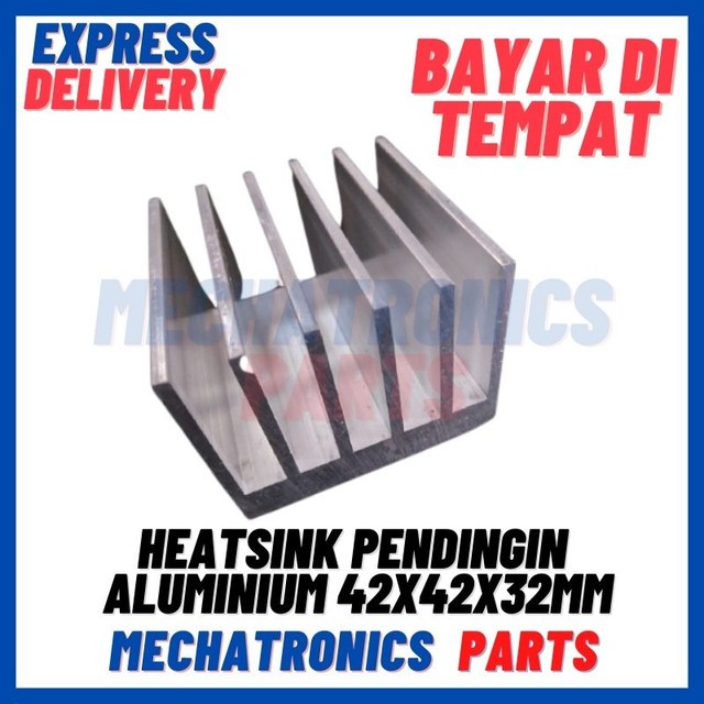 [DEV-9390]  HEATSINK PENDINGIN ALUMINIUM RADIATOR 42X42X32MM