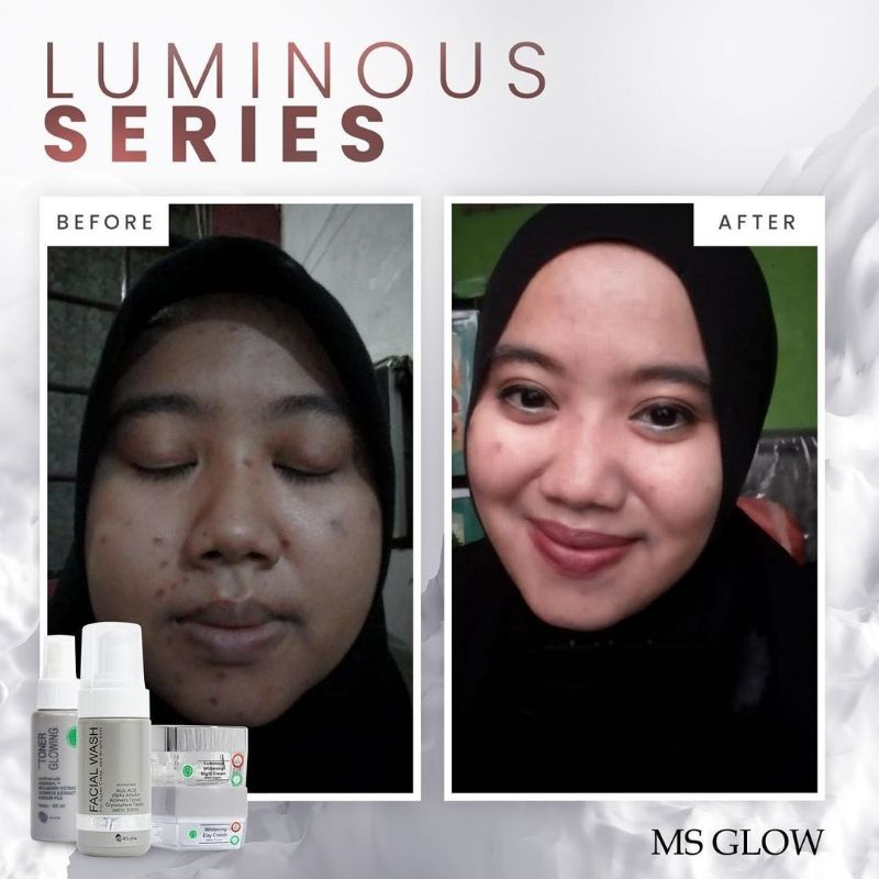 (Original 100%) Ms Glow Paket Wajah Luminous/Whitening/Acne/Ultimate / Paket Wajah Ms Glow