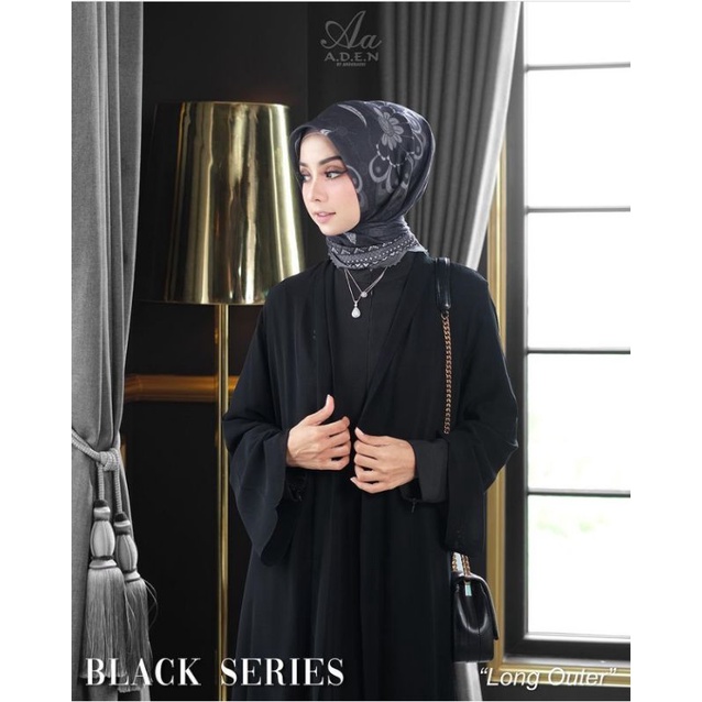 Black Series by Aden Abaya Batwing Aden