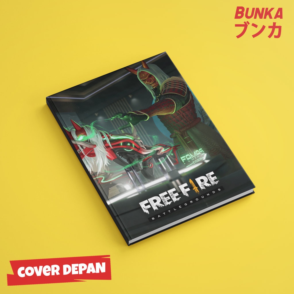 

Notebook Free Fire Samurai Zombie Hardcover A5 Buku Tulis Catatan Notes Agenda Planner Jurnal