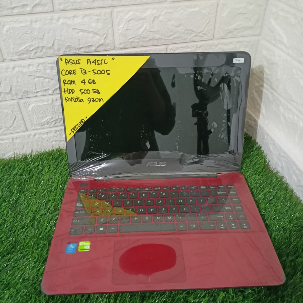 Jual ASUS A455L CORE I35005 RAM 4GB HDD 500GB NVIDIA 930M 14 INCH