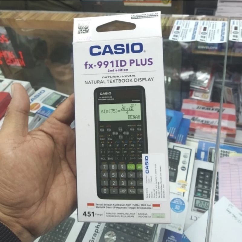 CASIO FX-99IES PLUS - Kalkulator Sekolah Scientific Kalkulator ORIGINAL GARANSI RESMI