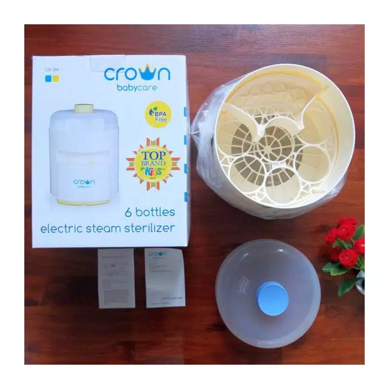 CROWN 6 BOTTLE Electric Steam Sterilizer Type CR088