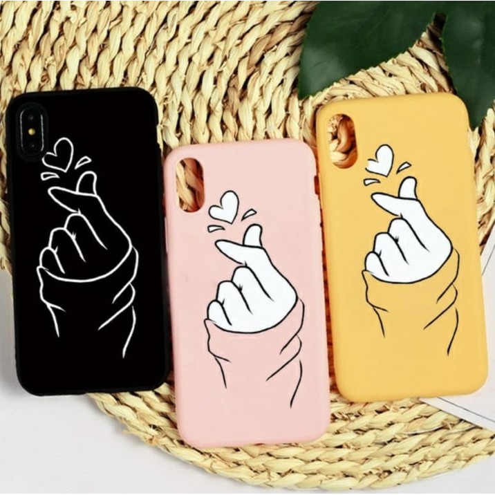 [S17] Softcase Tpu Finger Love for Iphone 5/5S 6 6+ 7 7+ 8 8+ X XS XS MAX XR 11 11 MAX 11 MAX PRO