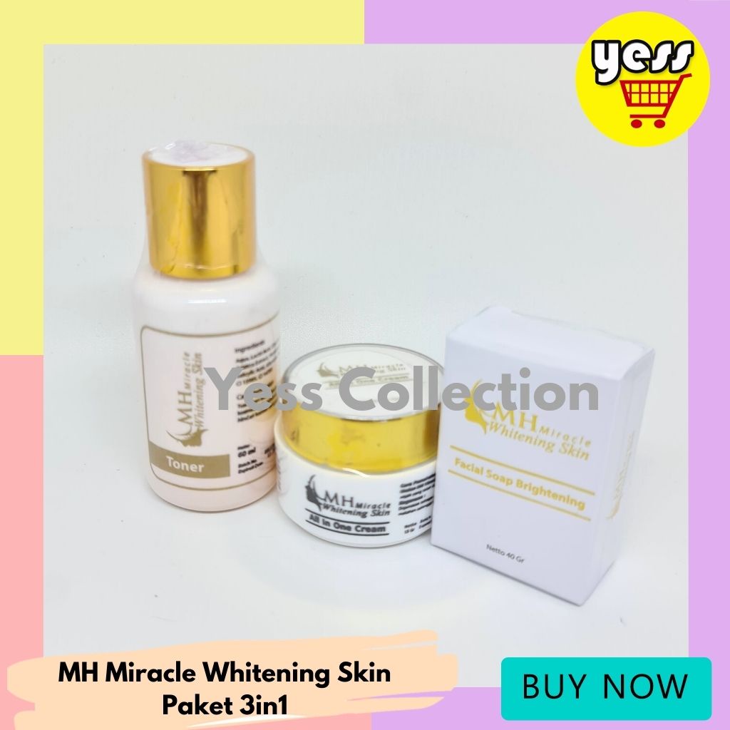 MH Miracle Whitening Skin Paket 3in1 Cream MH COD - YESS