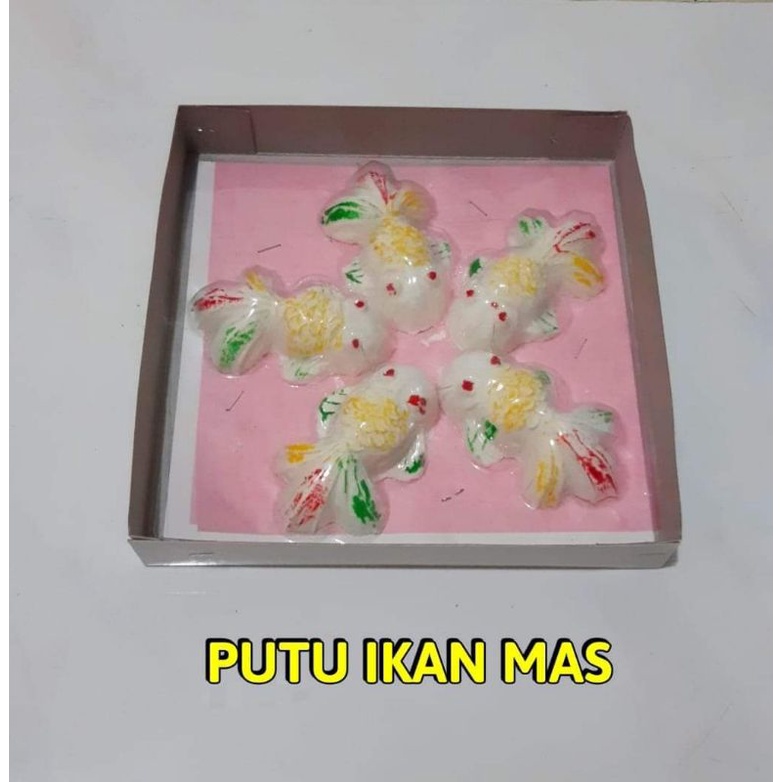 

✔READY NOW‼ KUE PUTU IKAN MAS NENAS 1BOX ISI 5PC WANG LAI MEDAN 2024/KUE PUTU WIJEN BESAR WANG LAI 1BOX ISI 1PC/PUTU DELIMA WANG LAI MEDAN 2024