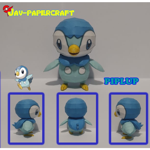 Pokemon piplup Papercraft