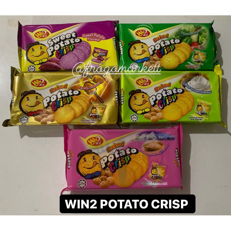 Win2 Potato Crisp Win-win Keripik Kentang All Variant