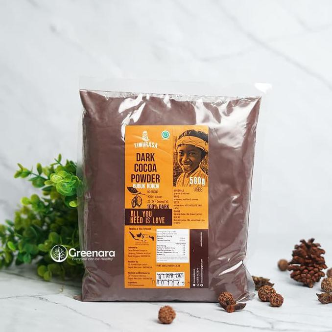 

BAHAN KUE TIMURASA ORGANIC COCOA DARK POWDER 500GR PERISA MAKANAN & MINUMAN