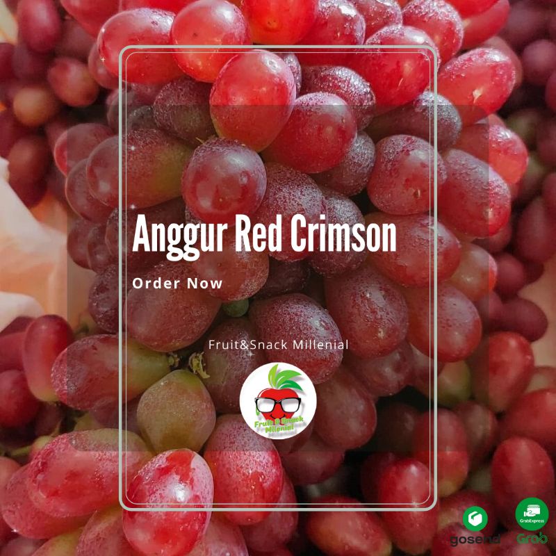 

Anggur Red Crimson Seedless Australia (300gram)
