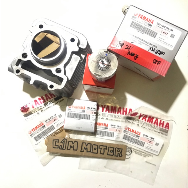 Blok boring seher dan piston set mio j fino 110 fi jupiter z1 mio gt soul gt xride