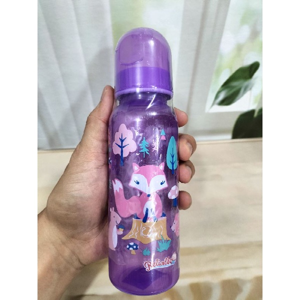 Botol Susu Reliable 250 Ml/125 Ml Dot Ulir Peristaltic Corak Lucu BPA Free Bisa Di Rebus