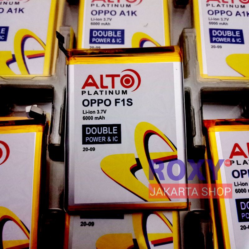 BATRE BATERAI BATTERAY DOUBLE POWER OPPO F1S / A59 / BLP601 ORIGINAL ALTO