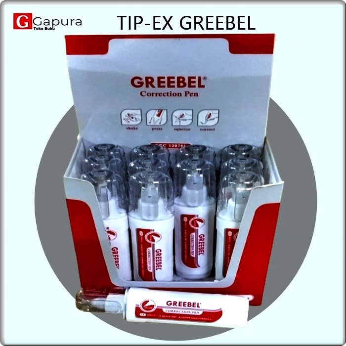 

CORRECTION PEN GREEBEL TIP-EX 120701