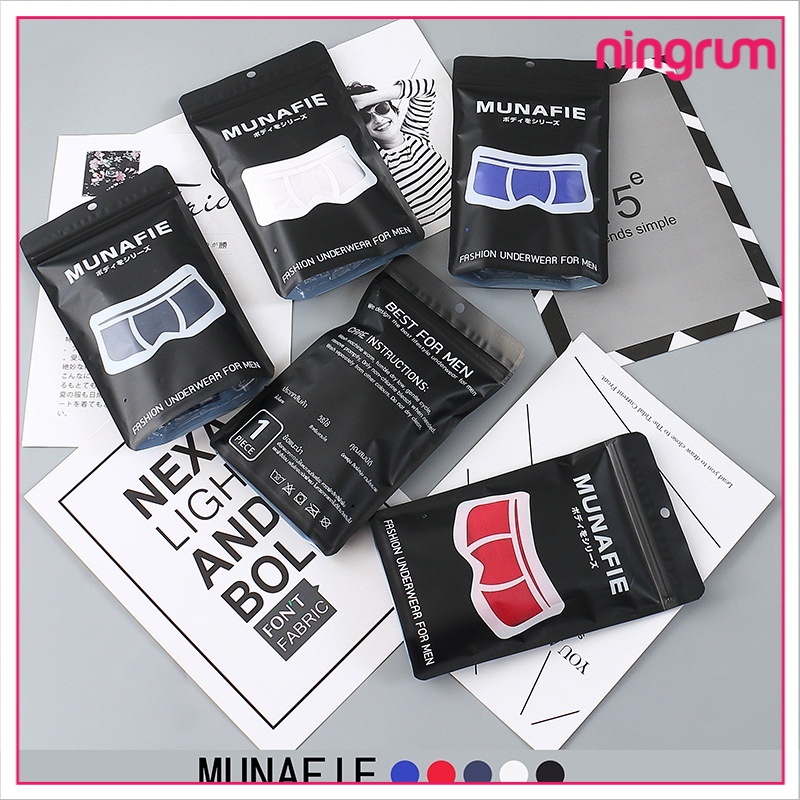 Ningrum Pakaian Dalam Pria Celana Dalam Pria Sempak Pria Celana Kolor CD Pria - Boxer Munafie Garis Underwear Pria Men Boxer Cd Pria - 2306