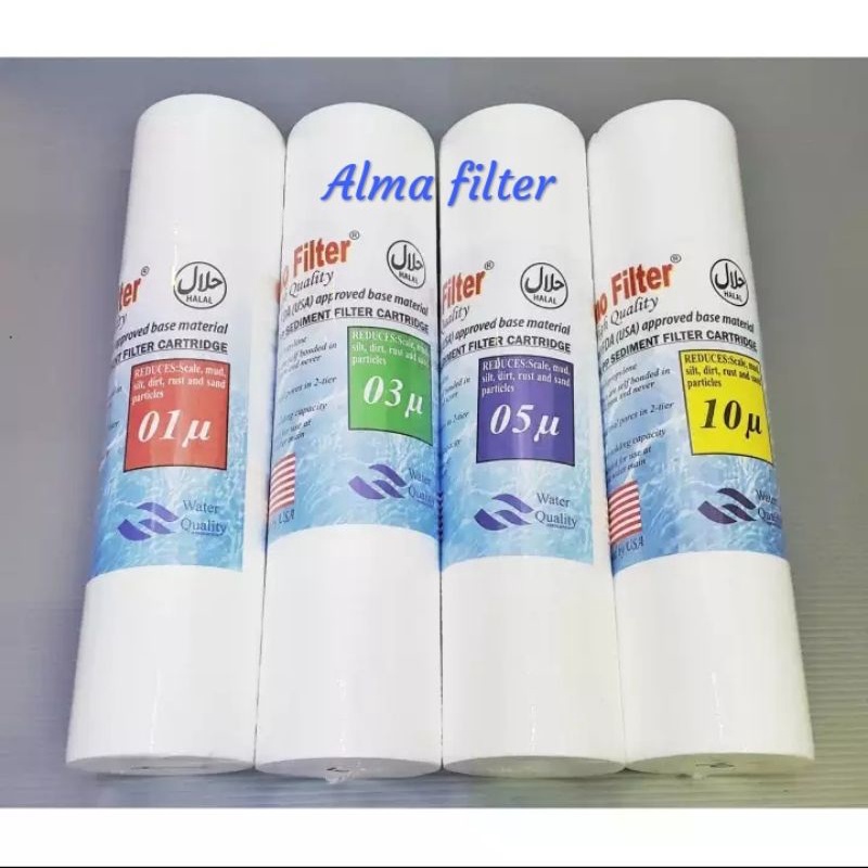 Cartridge/sediment  filter 03 Micro air spun sediment Nano 10" micron 0,1 0,3 0,5 10 (1 pcs)