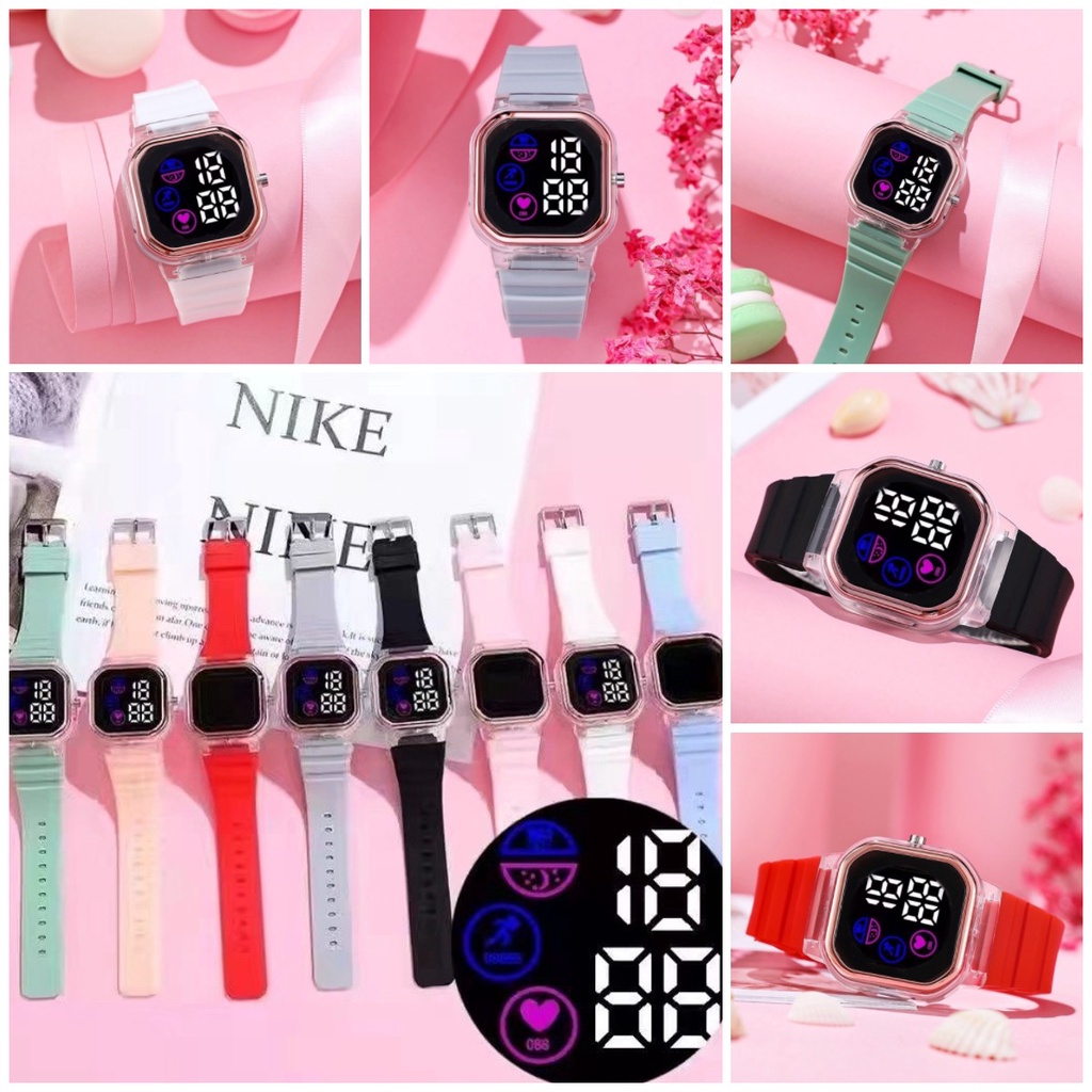 [✅COD] Jam Tangan Digital Led Watch Fashion Wanita Pria Cewek Cowok Anti Murah Couple Original M144