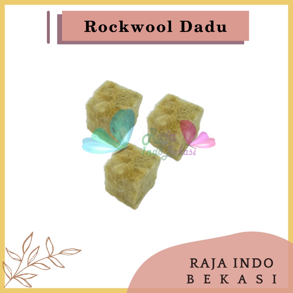 Rockwool Media Tanam Hidroponik Siap Pakai Ori Rockwool Hidroponik Cultilene Peredam