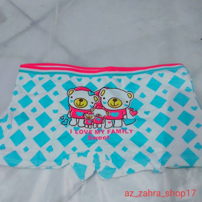 Celana dalam anak perempuan / Celana dalam Boxer cewek bahan cotton