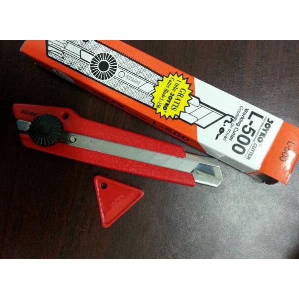 

Cutter L500 Besar Joyko Free Isi Cutter 1 Pak Best Seller