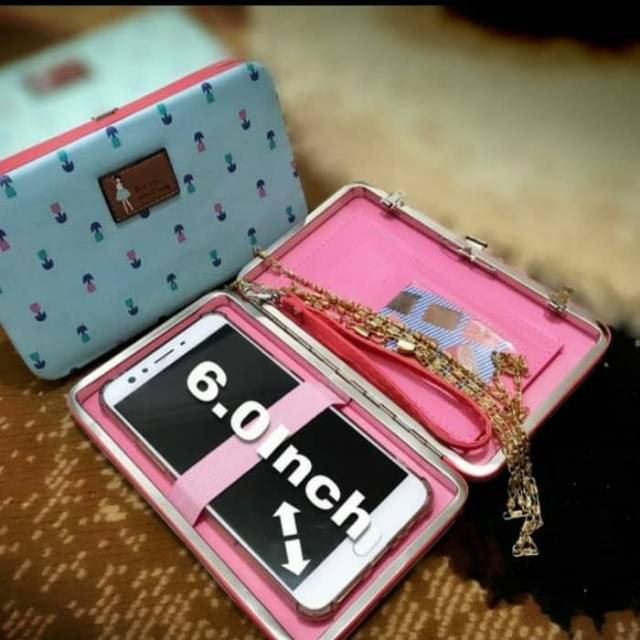 Dompet wanita pidanlu jumbo lady barbie/muat HP Android cewek korea style