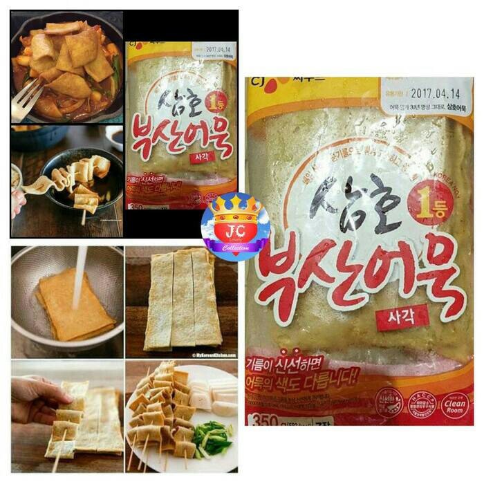 

Korean Odeng Fish Cake 350g Kue Ikan Korea 7 Lembar