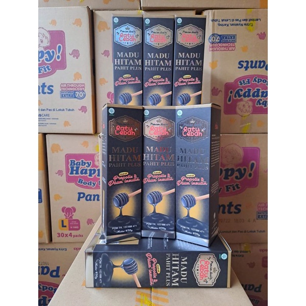 Ratu lebah madu hitam pahit plus 470gr