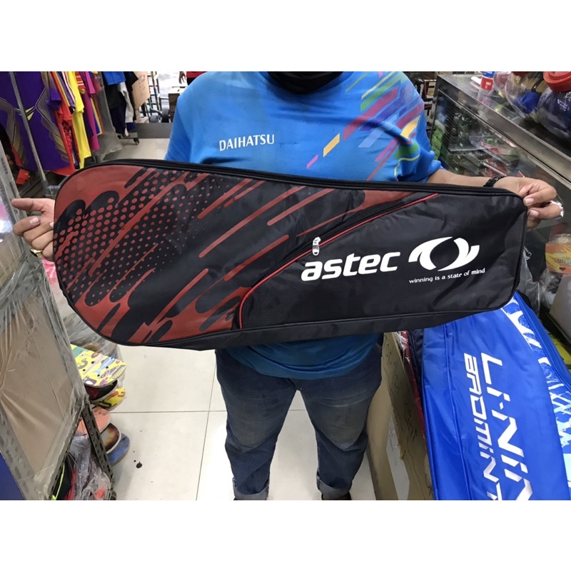 TAS COVER BADMINTON ASTEC 2 zipper ORIGINAL