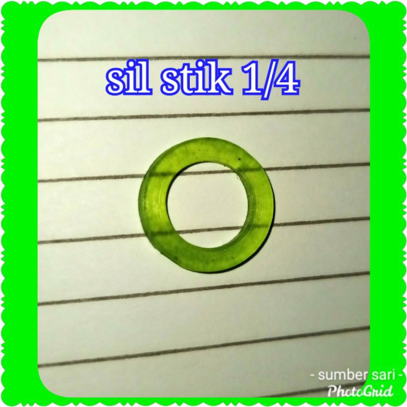 sil 1/4 untuk stik dll
