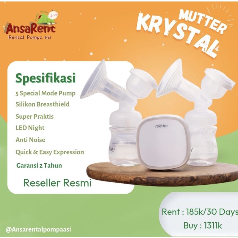 Sewa Mutter Krystal Rental Mutter Krystal 30 hari Wajib Isi Form Sebelum Checkout