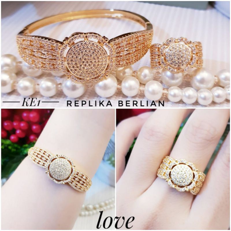 Xuping gelang dan cincin wanita cbhj32