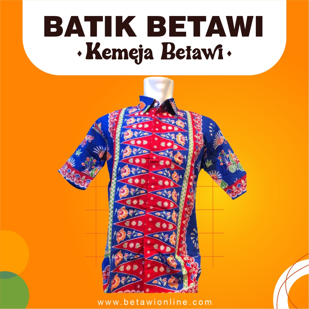 Kemeja Batik Betawi Pria