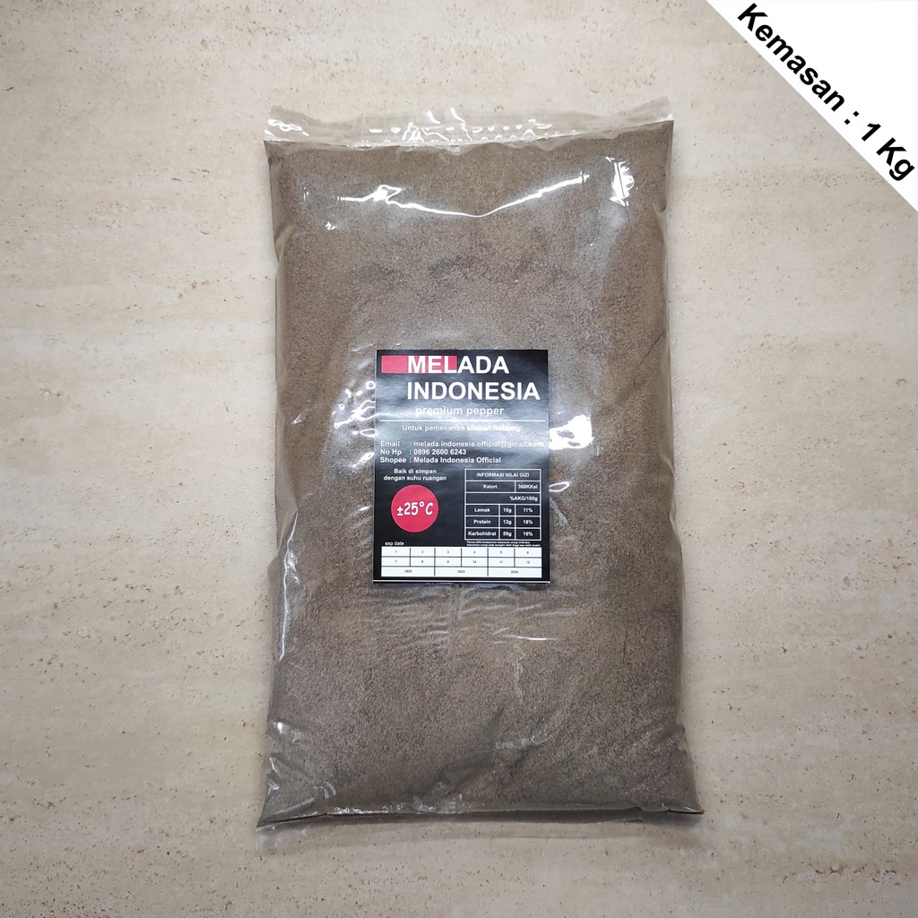 

Merica / Lada Hitam Halus / Bubuk (Black Pepper) 1Kg