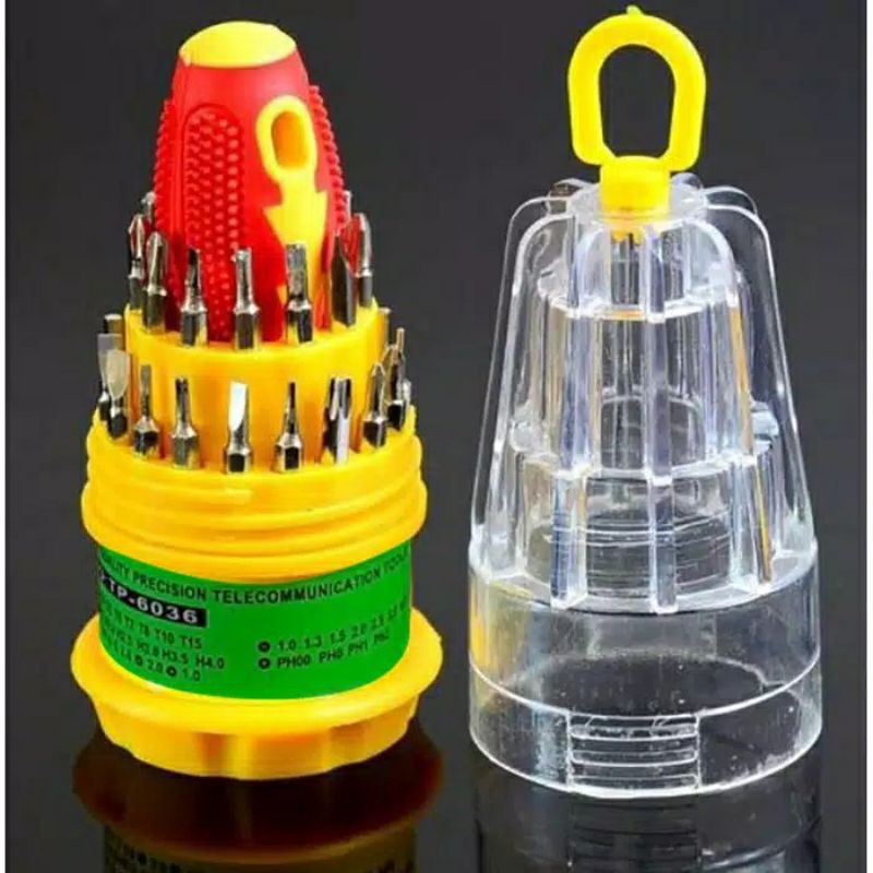 Obeng Magnetic 31 in 1 Multifungsi untuk berbagai reparasi obeng kecil