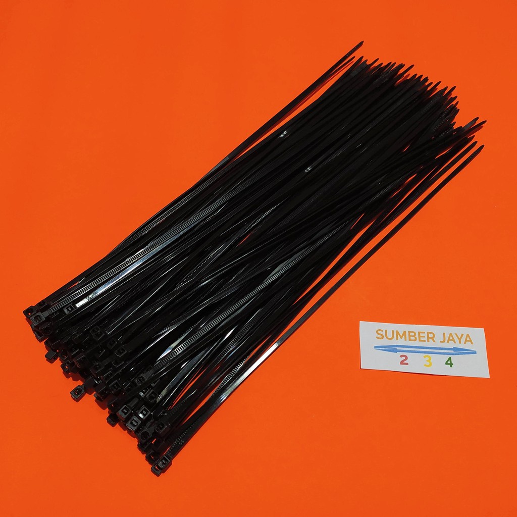 

Kabel Ties 25 CM HITAM isi 100 PCS 3 X 250 TERMURAH