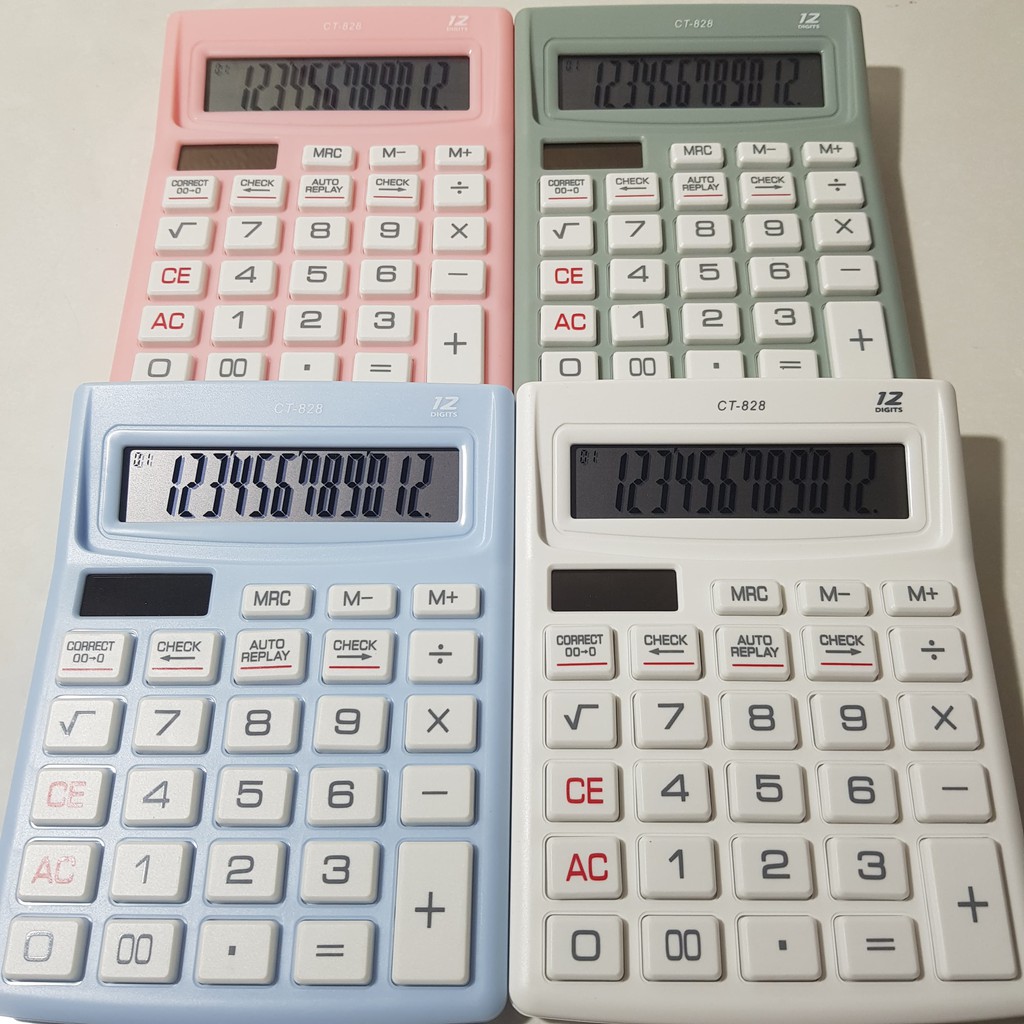 

HJK Kalkulator Warna CM-805 12 Digit - Calculator Check Dual 2 Power