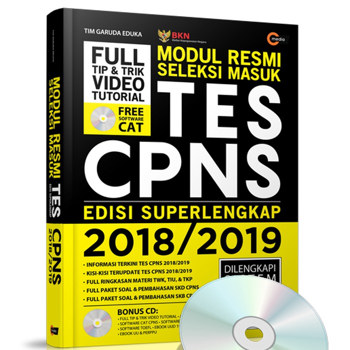 

MODUL RESMI SELEKSI MASUK TES CPNS 2018/2019 + CD Software