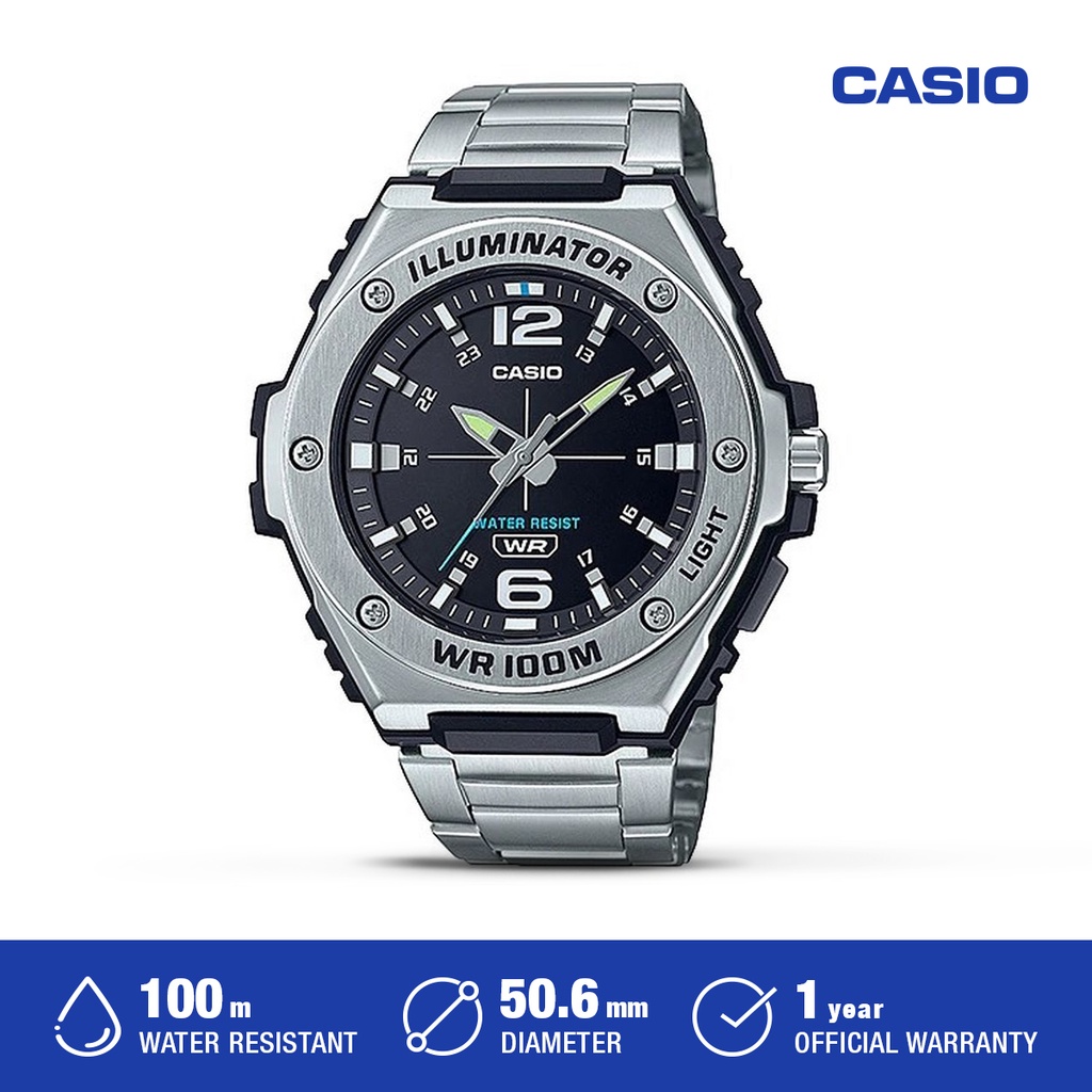 Jam Tangan Casio Pria Analog Original MWA-100HD-1AVDF