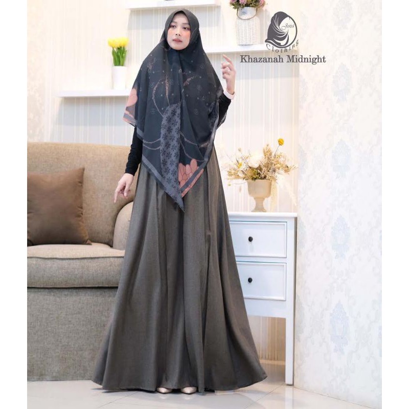 PO 5MINGGU KHAZANAH DAILY DRESS SYARI BY JOZA CLOTHING