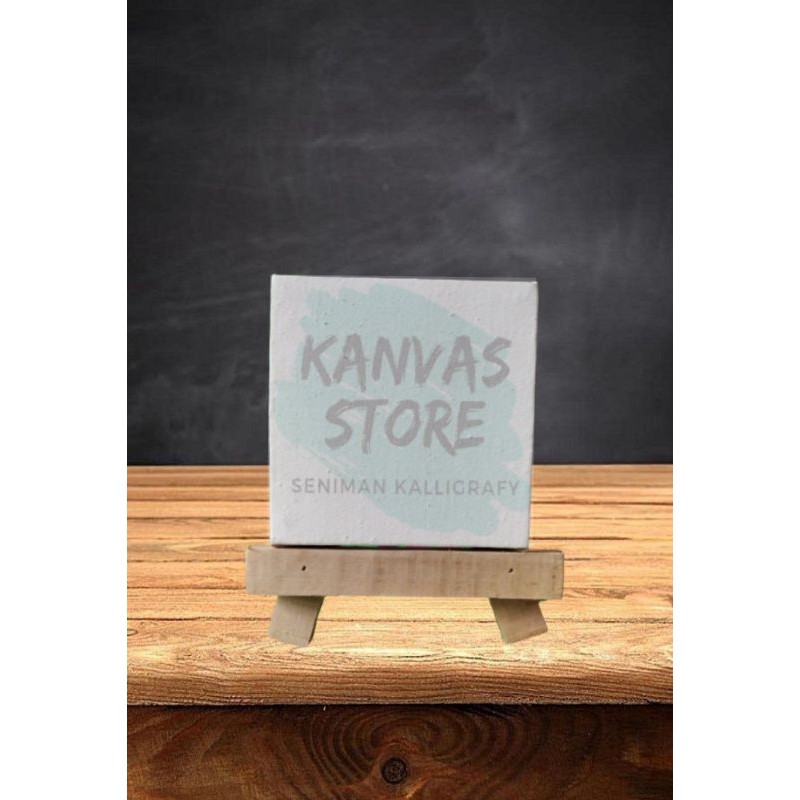 

Mini kanvas + easel mini satu paket
