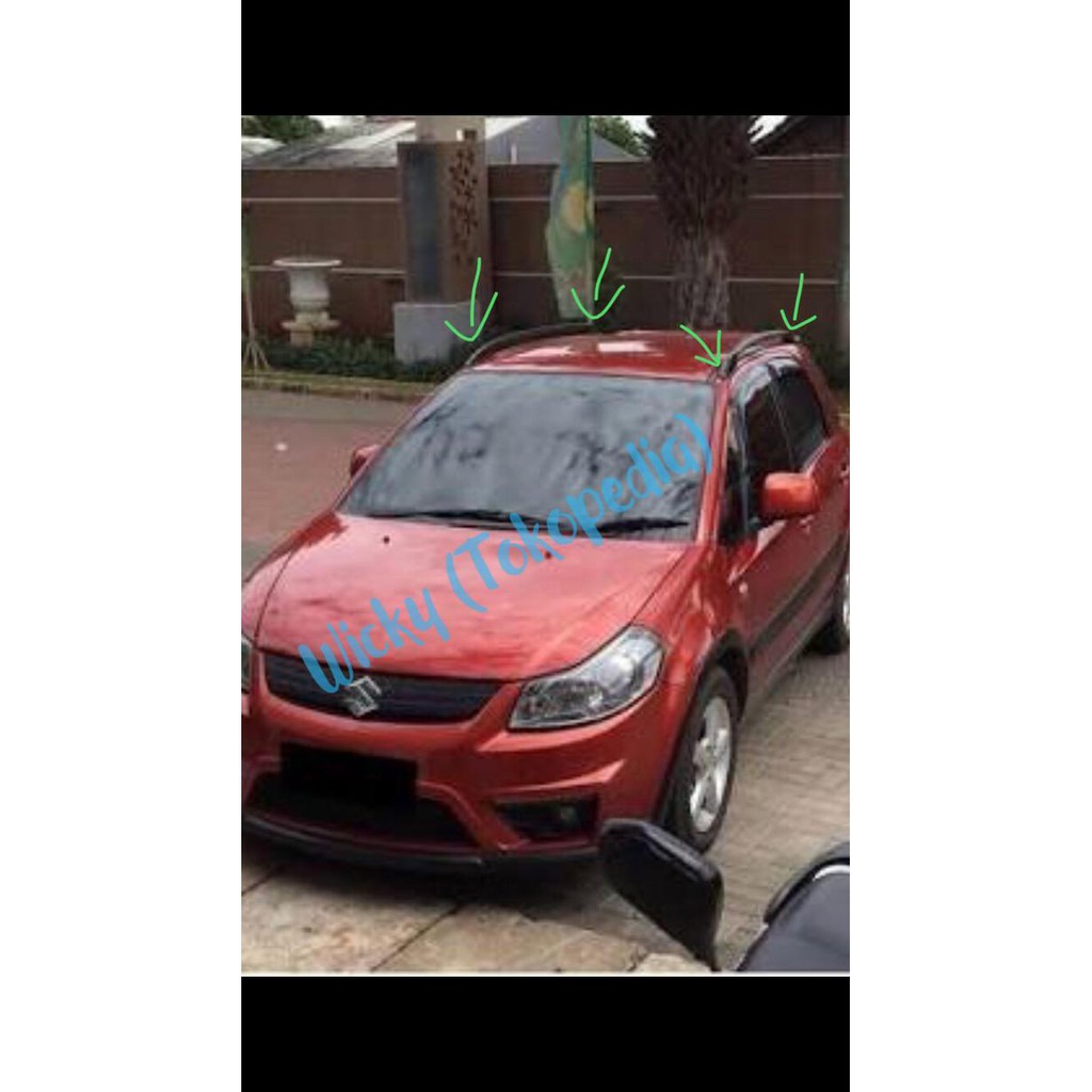Aksesoris Mobil Tutup Atap Rail Roof Suzuki SX4 X-Over Asli SGP (Original Suzuki)