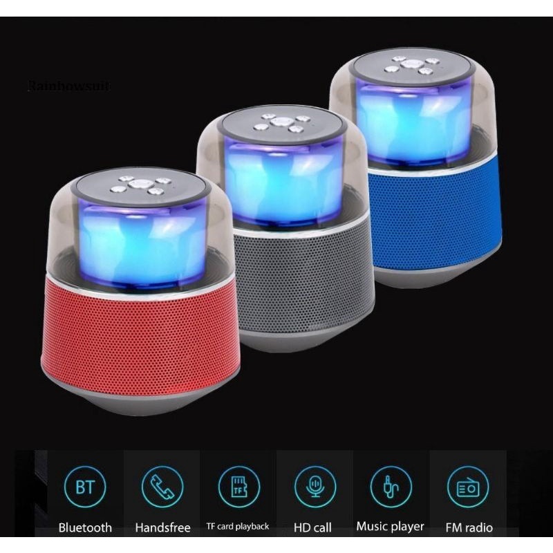 Speaker SK-50 Bluetooth Portable +LED Wireless Spiker SK50 PORTABLE SPEAKER MUSIC BOX BLUETOOTH